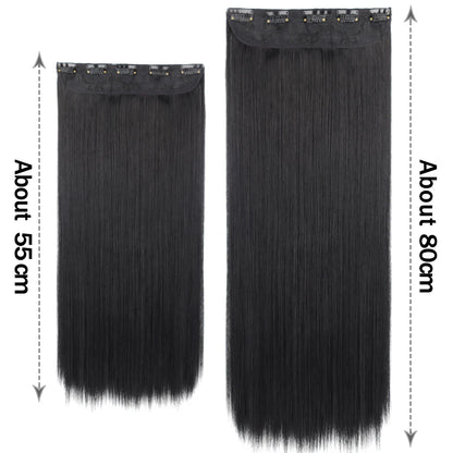 Voluminous Clip-In Hair Extensions 80cm For Fuller Long Hair Look