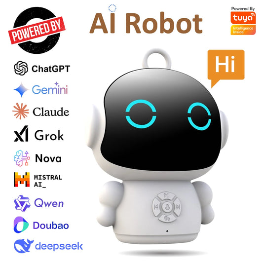 Plastic Education Robot with 61 Languages and Voice Interaction