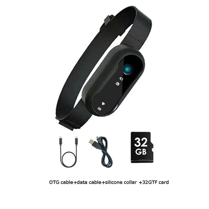 HD Cat Camera Collar with 32GB Card USB Rechargeable Adjustable