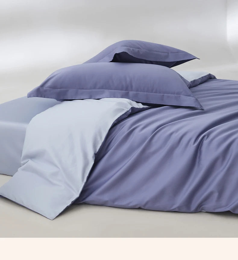 Soft Cotton Bedding Set with 800 Thread Count Duvet Cover and Sheets