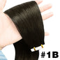 Straight Hair Extensions with Tape In Remy Hair Skin Weft