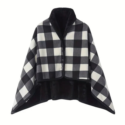 Soft Wearable Blanket Shawl for Office and Home Use Breathable Warmth