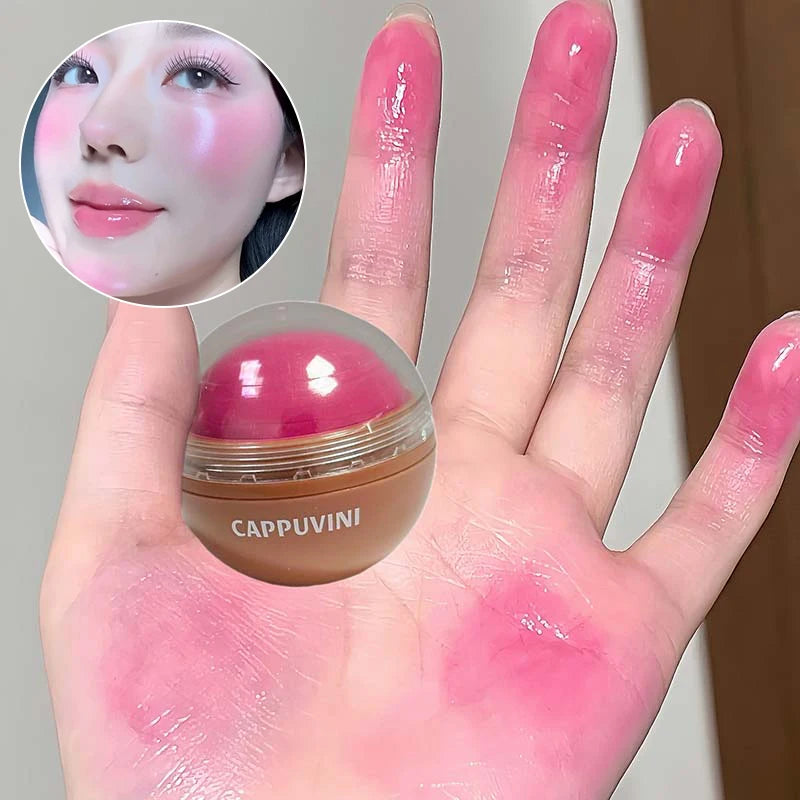 Water-Light Blush Ball for All Skin Tones with Ultra Soft Applicator