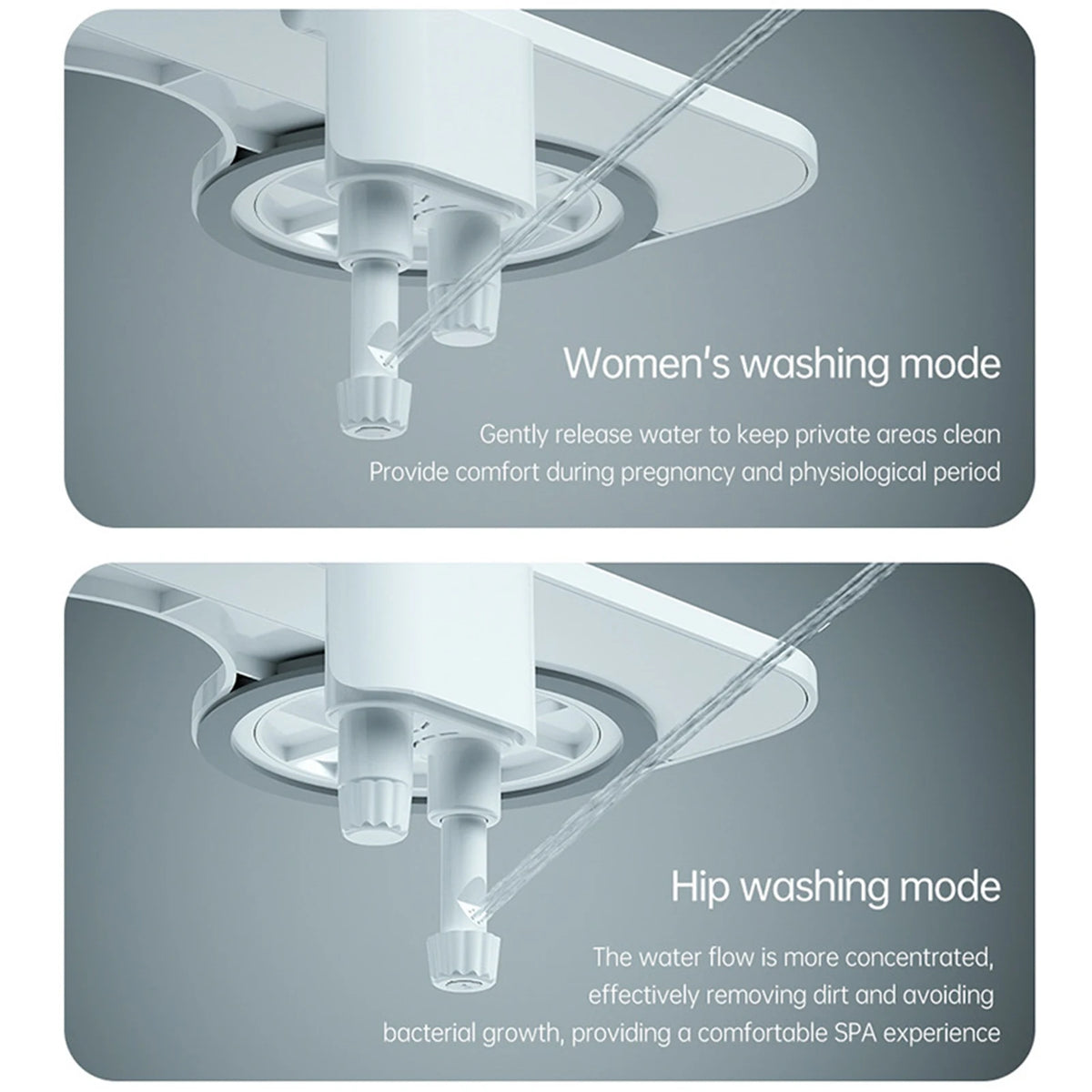 Bidet toilet attachment with sprayer