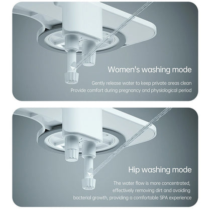 Bidet toilet attachment with sprayer