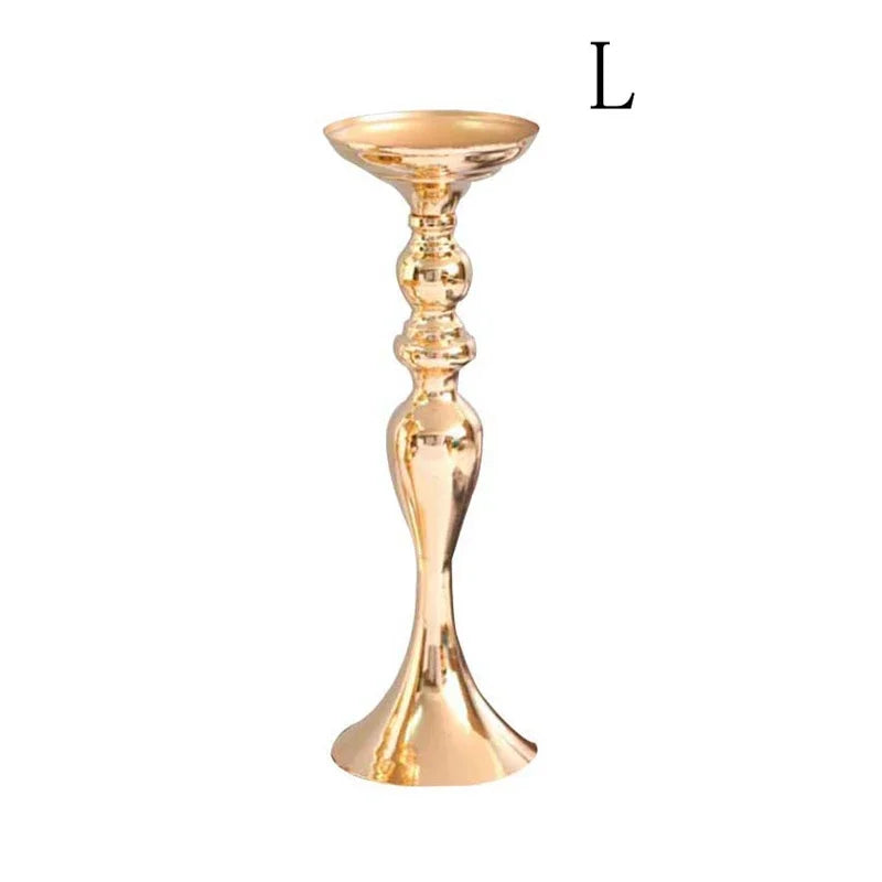 Gold Metal Candle Holder Lantern Centerpiece For Weddings At Home