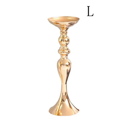 Gold Metal Candle Holder Lantern Centerpiece For Weddings At Home