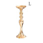 Gold Metal Candle Holder Lantern Centerpiece For Weddings At Home