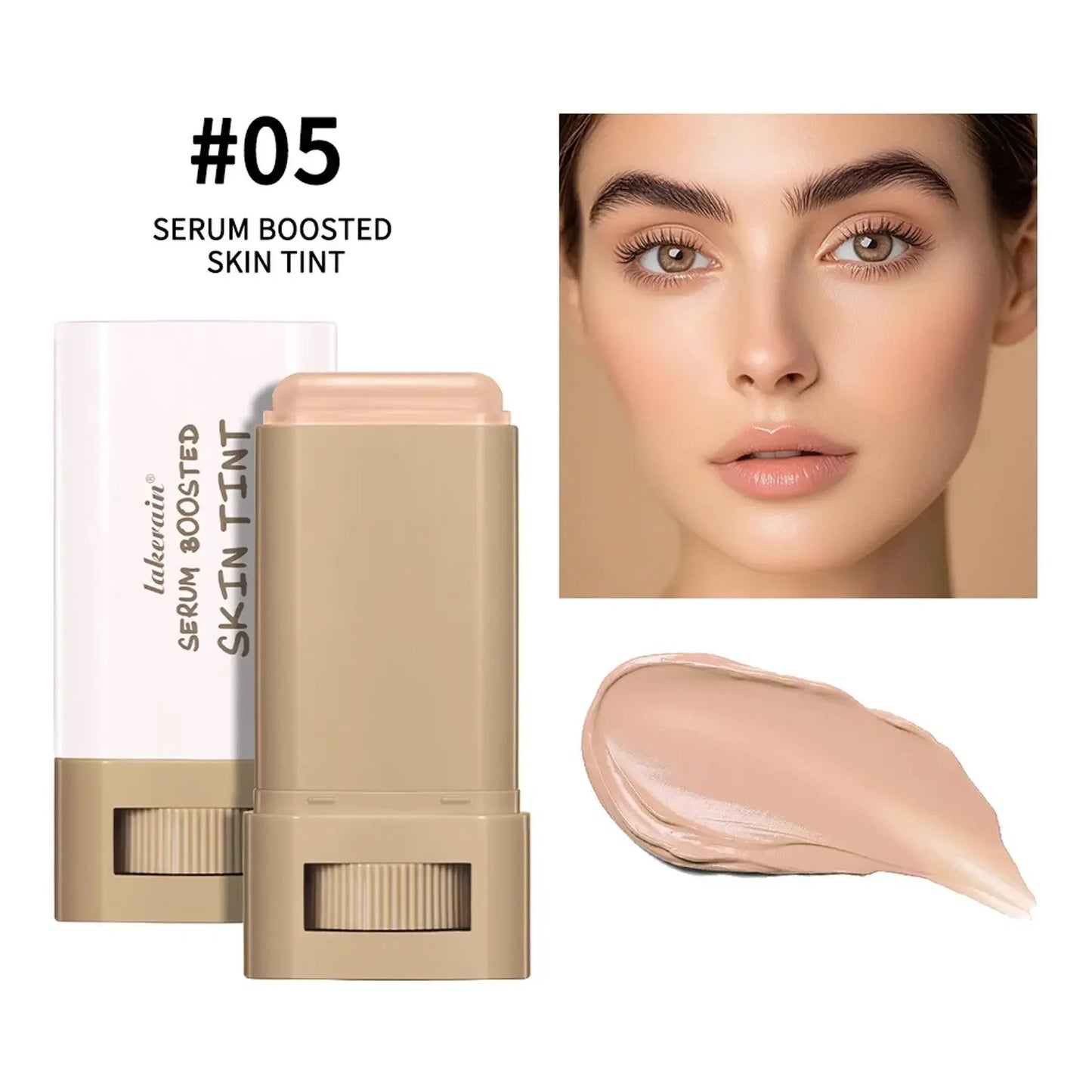 Hydrating Stick Foundation with Satin Finish Bronze Coverage