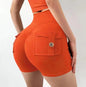 Sexy Yoga Shorts for Women, High Waisted Sports Pants, Fitness Shorts