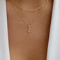 Layered Heart Pendant Necklace with Crystal Bead Detailing for Everyday Sparkle and Delicate Shine