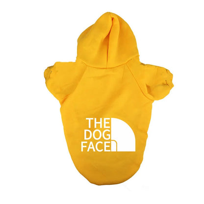 Designer Dog Clothes Hoodies The Dog Face Wind Coat Warm for Small Large Dogs Jacket Sweatshirt French Bulldog Jacket Clothing