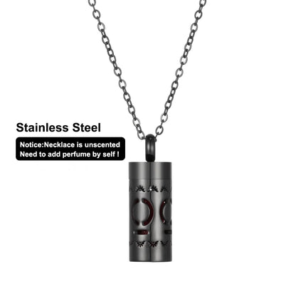 Women’s Stainless Steel Aromatherapy Diffuser Necklace For Essential Oils