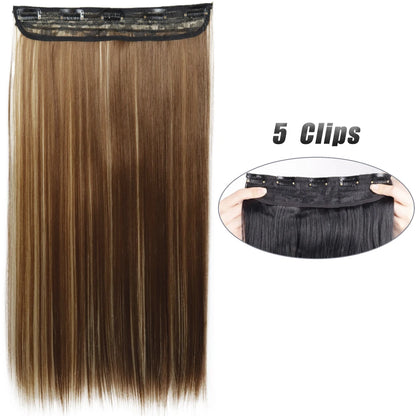 Wavy Clip In Hair Extensions Five Clip Set for Fuller Waves
