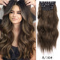 Synthetic Clip In Hair Extensions 11Color Synthetic Clip In Hair Extensions Long Wavy 4Pcs/Set Piece 11 Clip-In Hairpieces