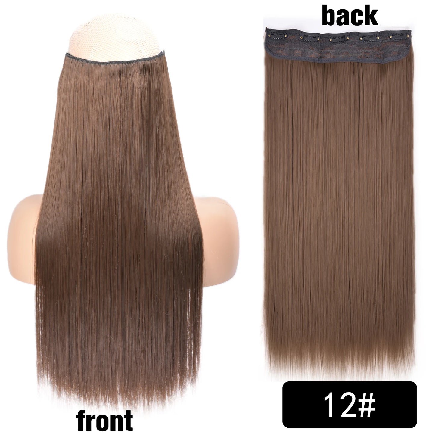 Long Clip In Hair Extensions for Length and Volume 22 Inch