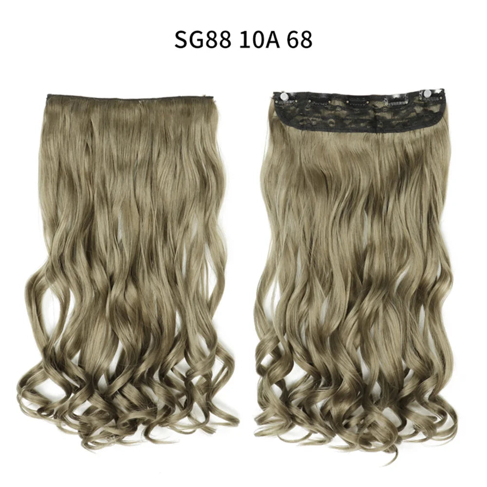 Long Clip In Hair Extensions for Length and Volume 22 Inch