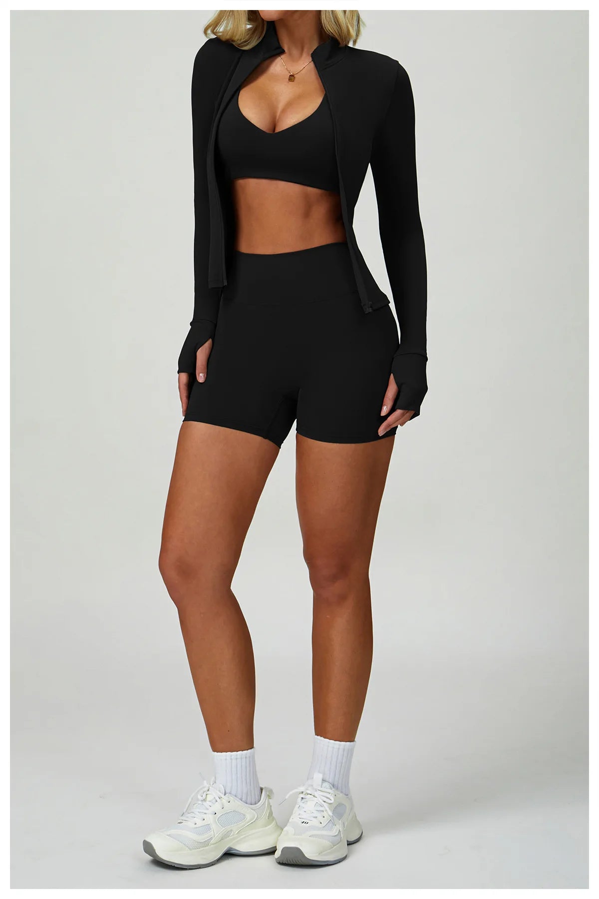 2-3PCS Yoga Suit Women Tracksuit Sports Bra High Waist Leggings Shorts Outfit Gym Set Fitness Push Up FITNESS REVOLUTION