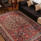 Persian Style Retro Home Living Room Rug Large Size Non-slip Entrance Door Mats Easy Cleaning Soft Bedroom Carpet Decoration
