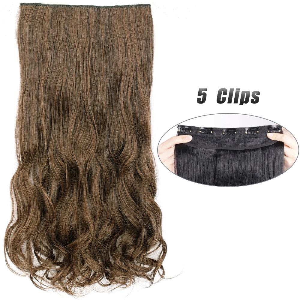 Voluminous Clip-In Hair Extensions 80cm For Fuller Long Hair Look