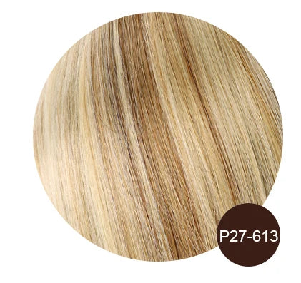 Clip In Hair Extensions 7 Pieces Human Hair 22inch #99J Burgundy Red For Bold & Vibrant Style