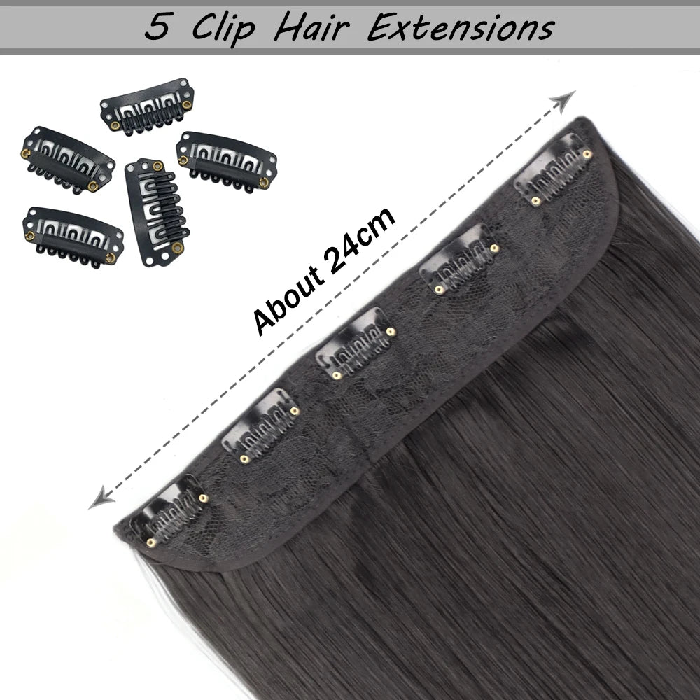 Voluminous Clip-In Hair Extensions 80cm For Fuller Long Hair Look