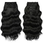 Voluminous Clip-In Hair Extensions 22 Inch Set for Length and Volume
