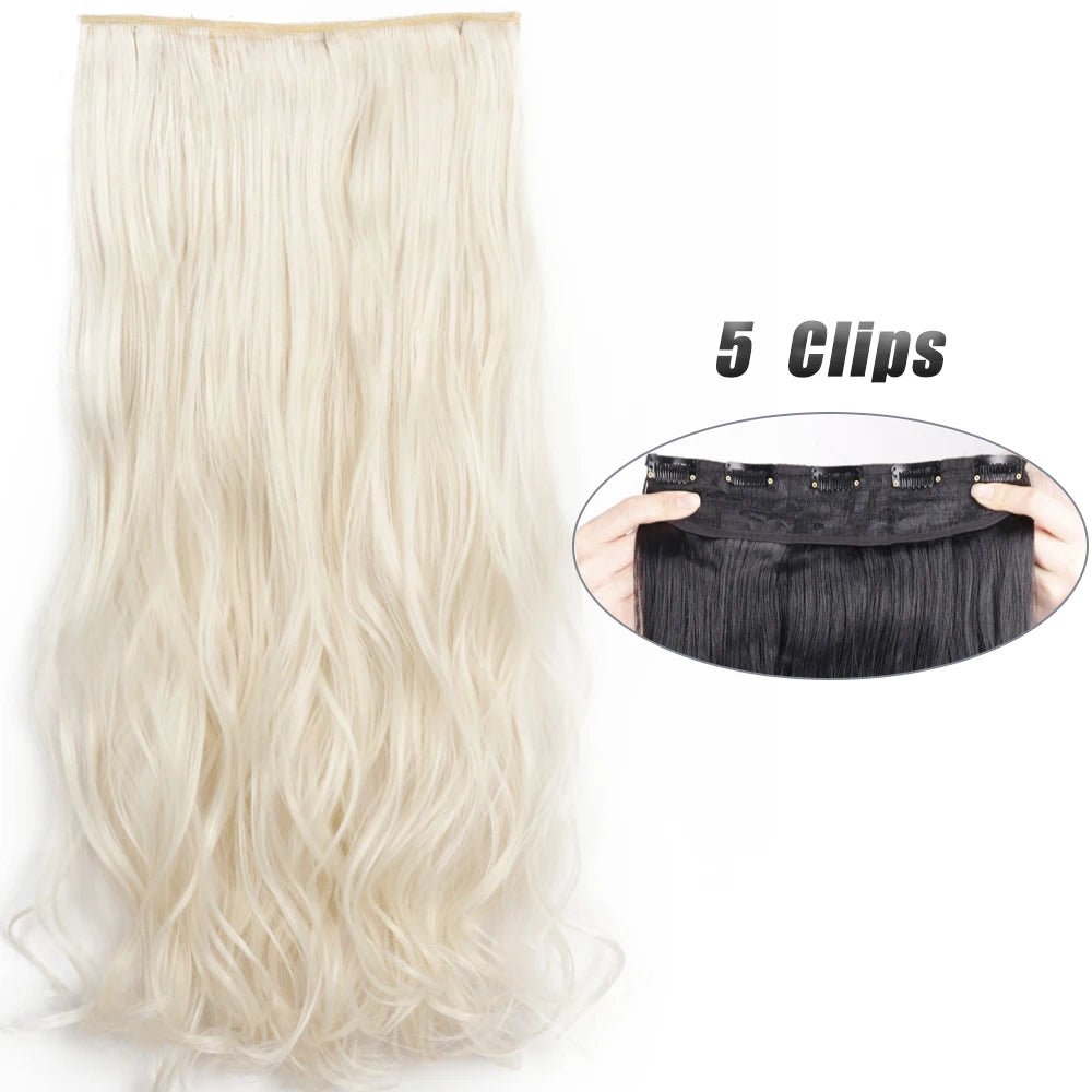 Voluminous Clip-In Hair Extensions 80cm For Fuller Long Hair Look