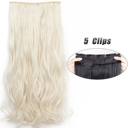 Voluminous Clip-In Hair Extensions 80cm For Fuller Long Hair Look