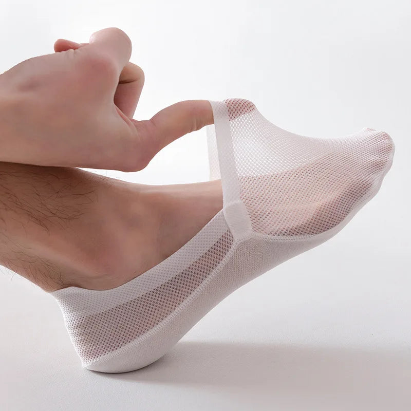 Lightweight Socks With Silicone Non Slip Grip For Sneakers And Loafers