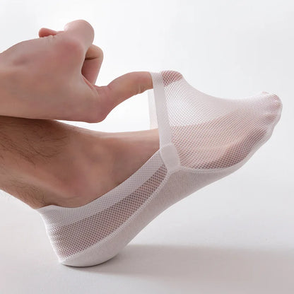Lightweight Socks With Silicone Non Slip Grip For Sneakers And Loafers