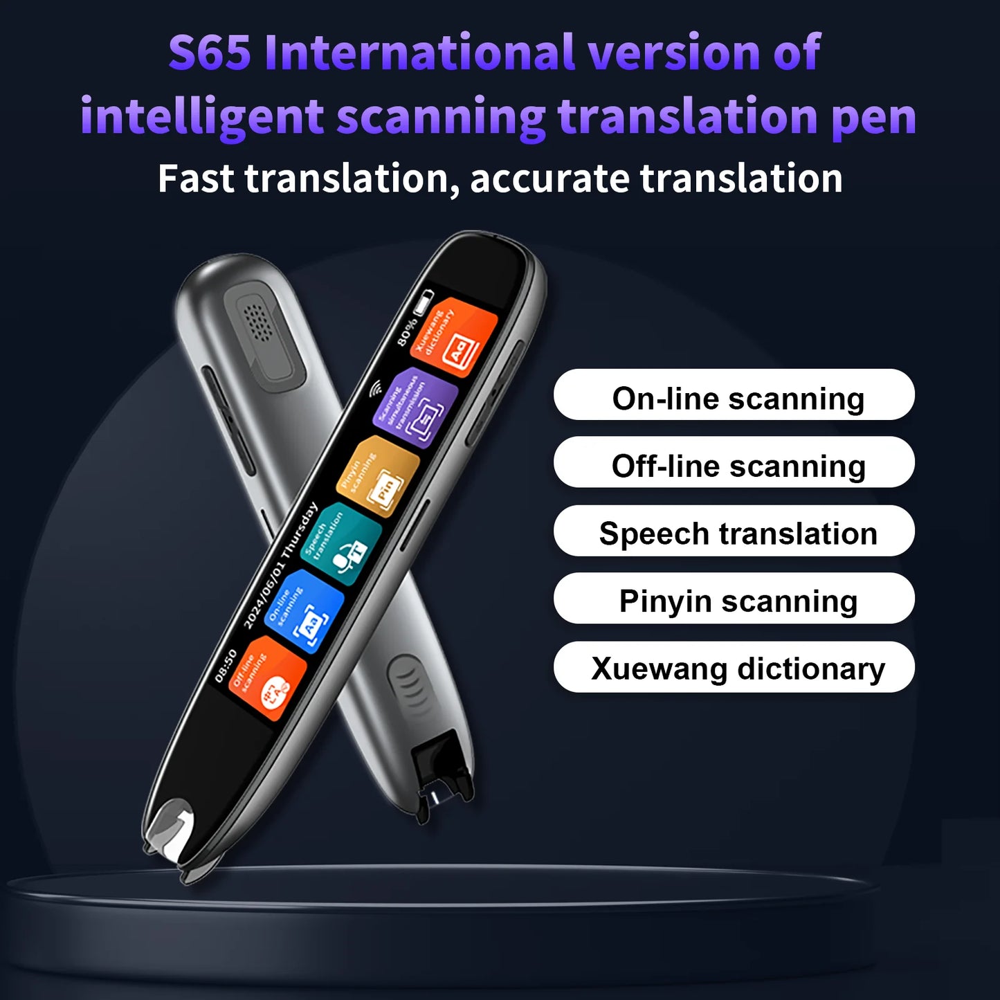Translation Pen Scanner AI Translator For Multilingual Text