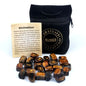 Natural Crystal Agate Rune Set Stones for Divination and Meditation