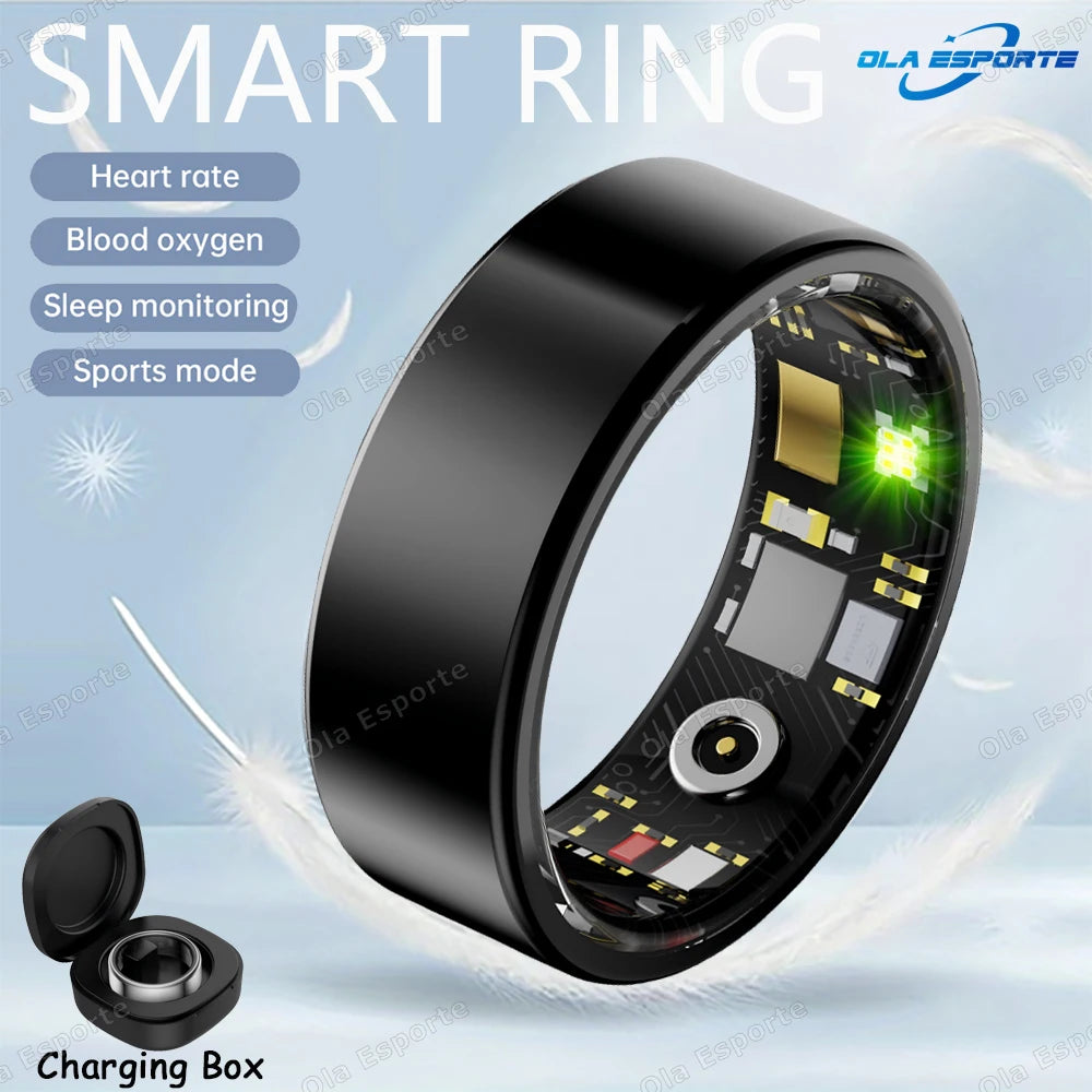 Smart ring tracking sleep heart rate and blood oxygen