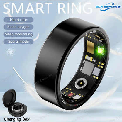 Smart ring tracking sleep heart rate and blood oxygen
