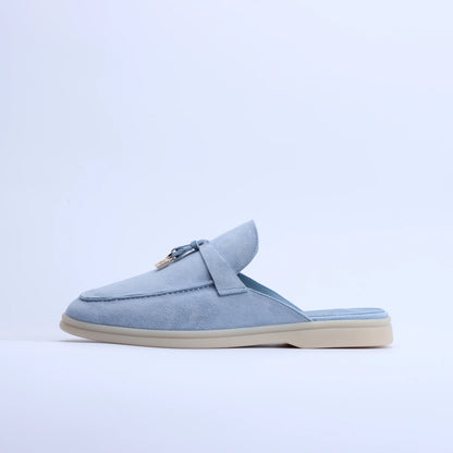 2026 Luxury Butter Suede Tassel Loafers – Designer Slip-On Flats for Women | Chic Walking & Work Shoes