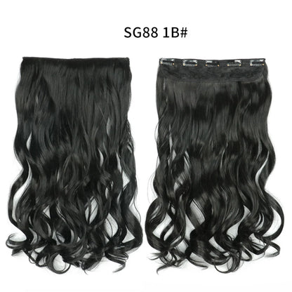 Long Clip In Hair Extensions for Length and Volume 22 Inch