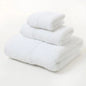 3pcs Luxurious Cotton Towel Set Ultra Soft Highly Absorbent Includes 1 Bath Towels 1 Hand Towels 1 Washcloths For Home Bathroom
