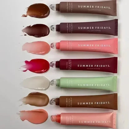 Butter Lip Balm Sets Vanilla Pink Cherry Chocolate