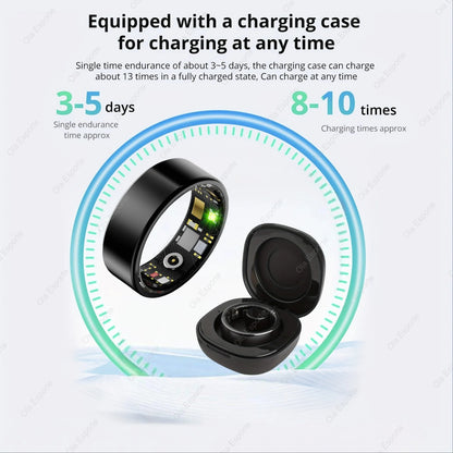 Smart ring tracking sleep heart rate and blood oxygen