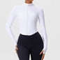 Ultra-Soft Fabrics Casual Tight Sports Jackets Women Zipper Yoga Clothes Quick-Dry Long Sleeve SPORTSWEAR REVOLUTION