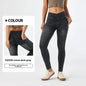 Cross Waist Yoga Jeans High Waist Skinny Ankle Length With Pockets