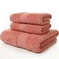 Three-piece towel bath towel 70x140cm square absorbent couple household towel set