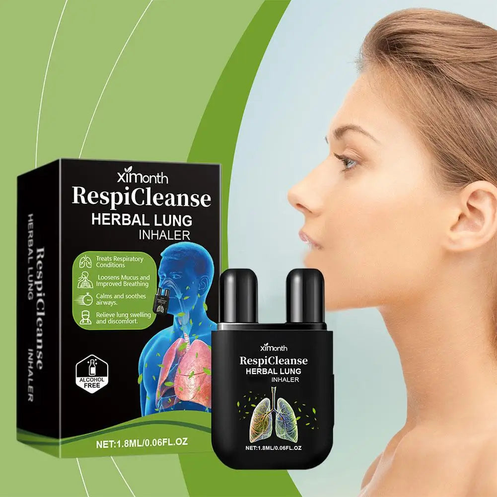 Lung & Liver Detox Nasal Inhaler – Natural Herbal Cleanse for Respiratory & Detox Support