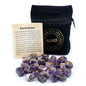 Natural Crystal Agate Rune Set Stones for Divination and Meditation
