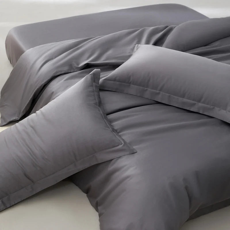 Soft Cotton Bedding Set with 800 Thread Count Duvet Cover and Sheets