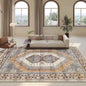 Persian Retro Rug For Living Room Sofa Area Non-Slip Washable Rug For Bedroom