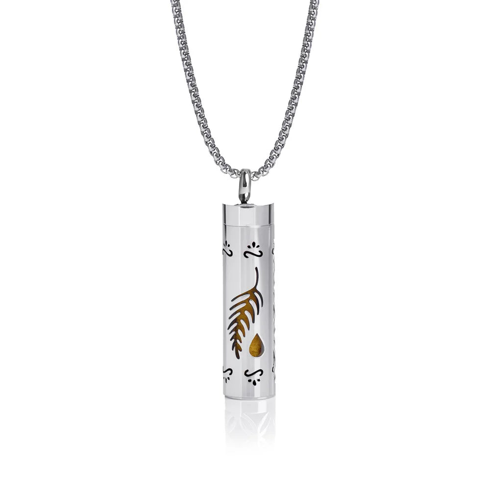 Women’s Aromatherapy Diffuser Necklace 316L Stainless Steel Locket
