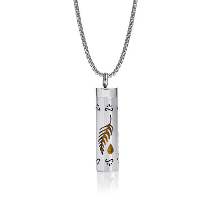 Women’s Aromatherapy Diffuser Necklace 316L Stainless Steel Locket