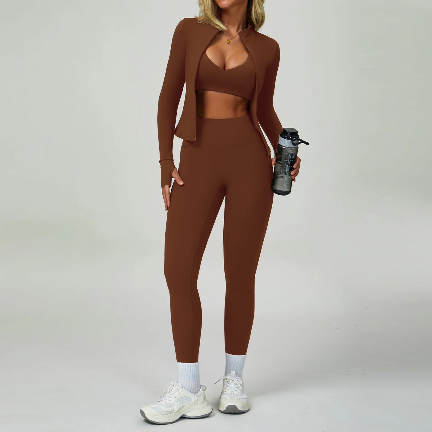 2-3PCS Yoga Suit Women Tracksuit Sports Bra High Waist Leggings Shorts Outfit Gym Set Fitness Push Up FITNESS REVOLUTION